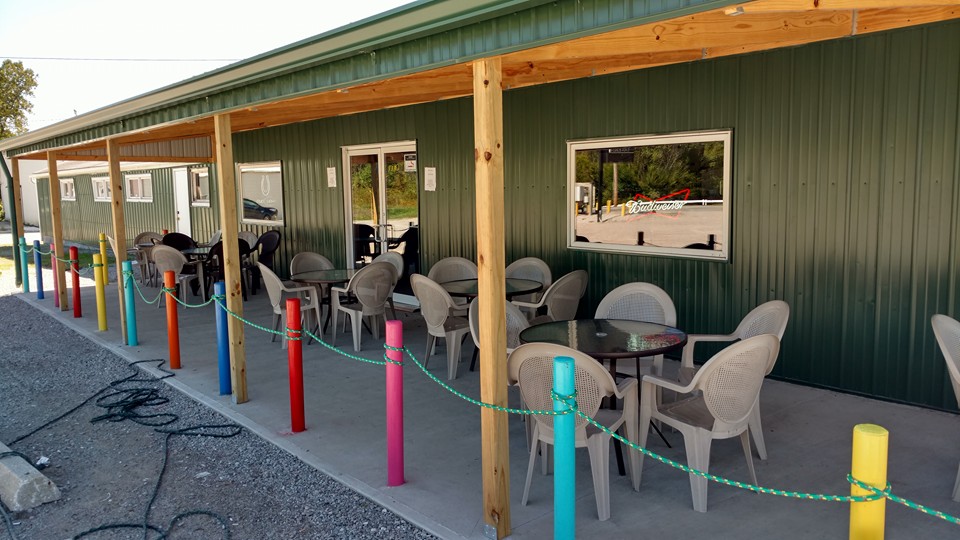 The Oasis pool hall exterior/interior